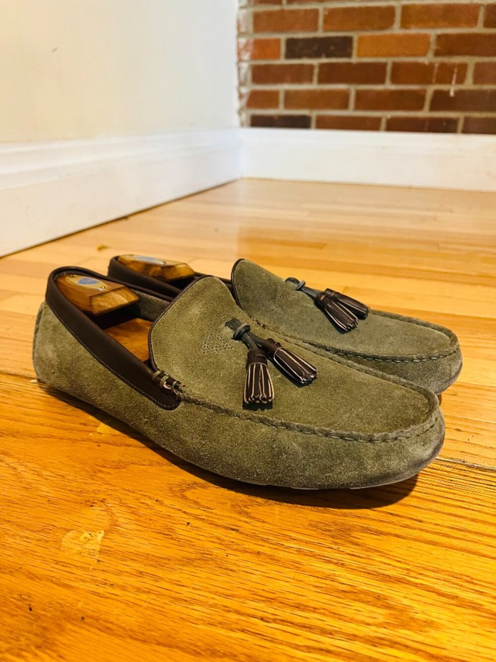 UGG Men's Marris Tassel Loafers Suede Leather Shoes 1017319 Size 13 - Picture 3 of 16